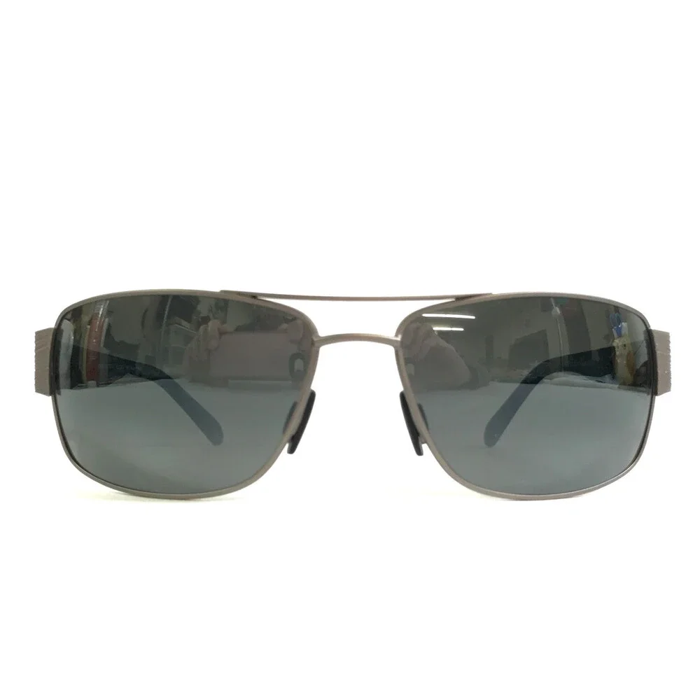 Maui Jim Sunglasses OHIA MJ703-14A Satin Grey/Blue Frames w/ Neutral Gray Lenses
